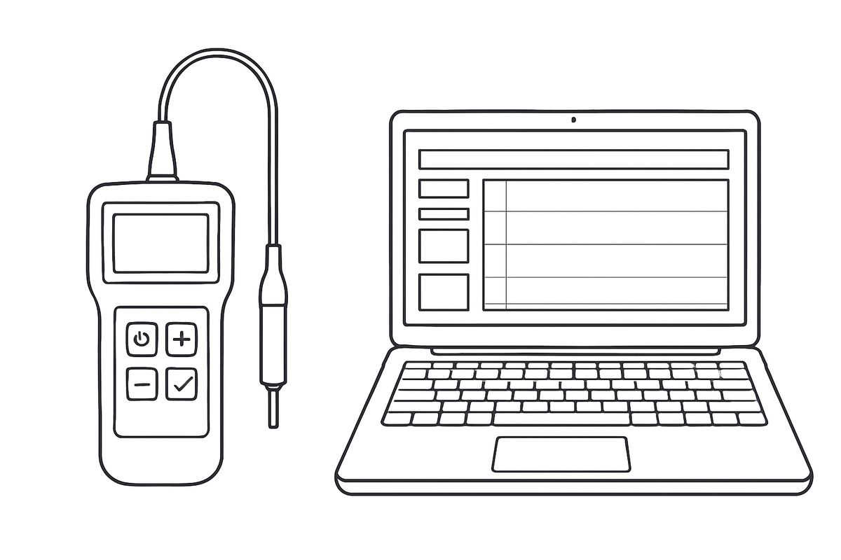So sánh kỹ thuật: Bộ điều khiển từ xa PCE-DDM và Phần mềm PCE TDS 100H / PCE-TDS 100HS