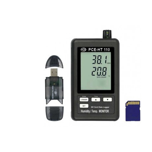 Đánh giá kỹ thuật Thiết bị đo và ghi nhiệt độ, độ ẩm PCE HT110