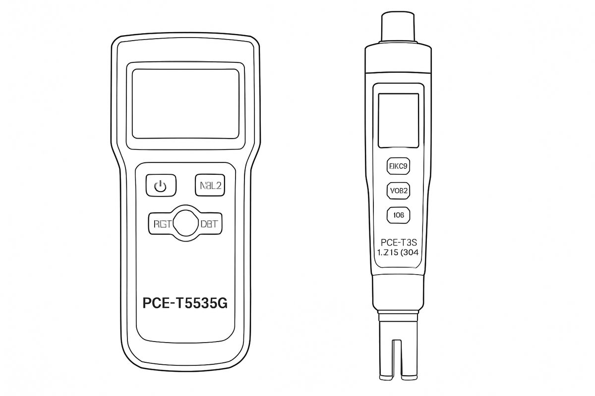 So sánh kỹ thuật sản phẩm ngừng sản xuất: PCE TS635G và PCE TDS 100H/100HS