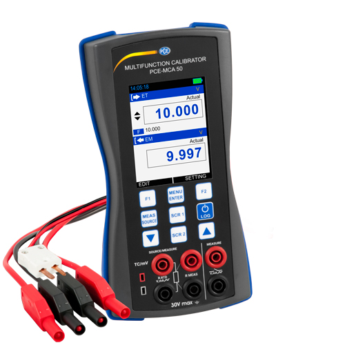 Đánh giá kỹ thuật thiết bị hiệu chuẩn bộ ghi dữ liệu PCE MCA 50