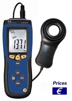 So sánh kỹ thuật giữa Máy đo cường độ ánh sáng PCE 174 và Đồng Hồ Đo Độ Cứng Cao Su - PCE A Shore A