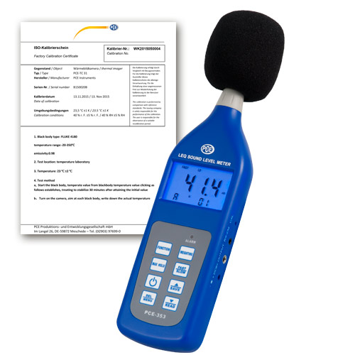 So sánh kỹ thuật giữa Thiết bị đo độ ồn âm thanh PCE 353-ICA và Đồng Hồ Đo Độ Cứng Cao Su - PCE A Shore A