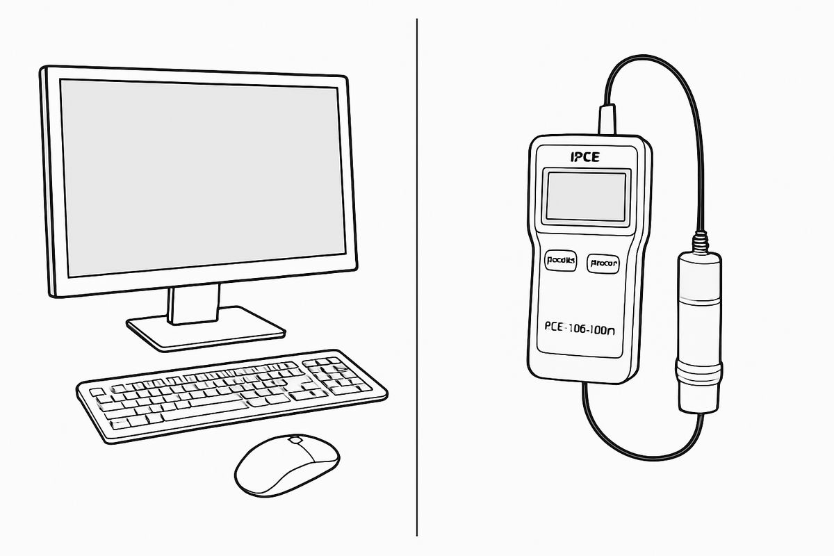 So sánh kỹ thuật sâu giữa Unclassified PC Electric EV322 và Phần mềm PCE TDS 100H / PCE-TDS 100HS