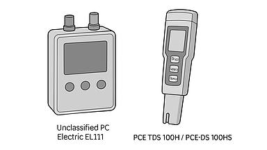 So sánh kỹ thuật giữa Unclassified PC Electric EL111 và Phần mềm PCE TDS 100H / PCE-TDS 100HS
