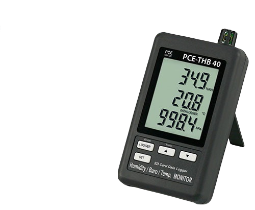 Đánh giá kỹ thuật máy ghi và đo nhiệt độ, độ ẩm và áp suất PCE THB 40
