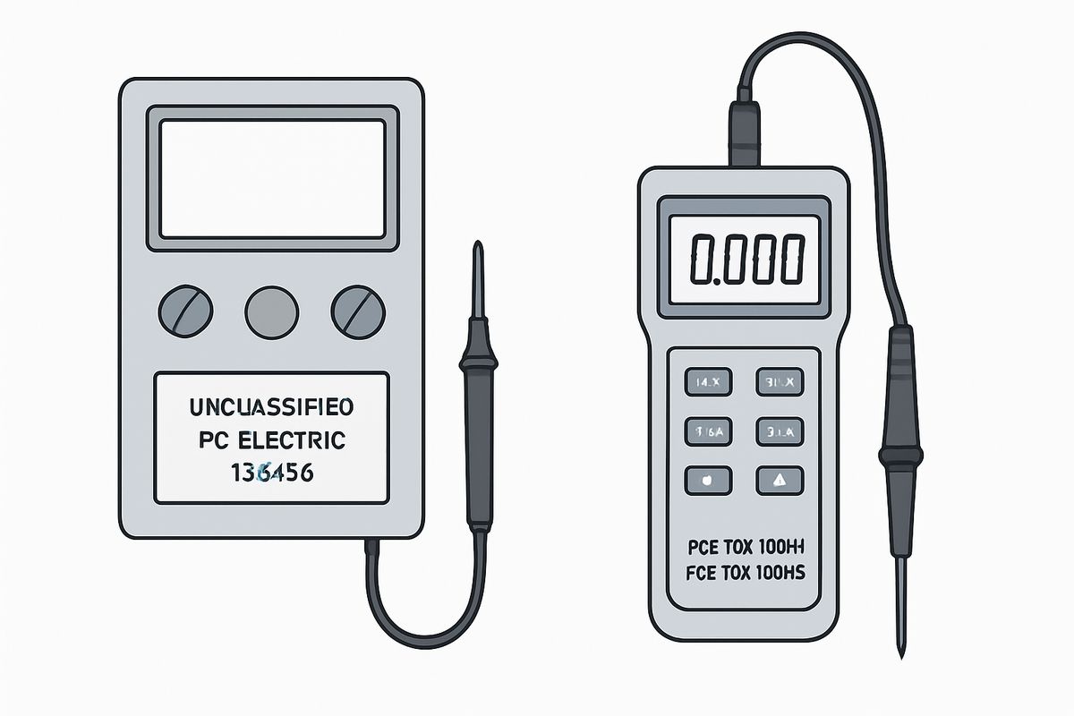 So sánh kỹ thuật: Unclassified PC Electric TS645G và Phần mềm PCE TDS 100H / PCE-TDS 100HS