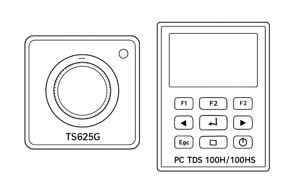So sánh kỹ thuật sâu về sản phẩm PC Electric TS625G và phần mềm PCE TDS 100H/100HS