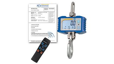 So sánh kỹ thuật cân treo PCE c và đồng hồ đo độ cứng cao su PCE A Shore A