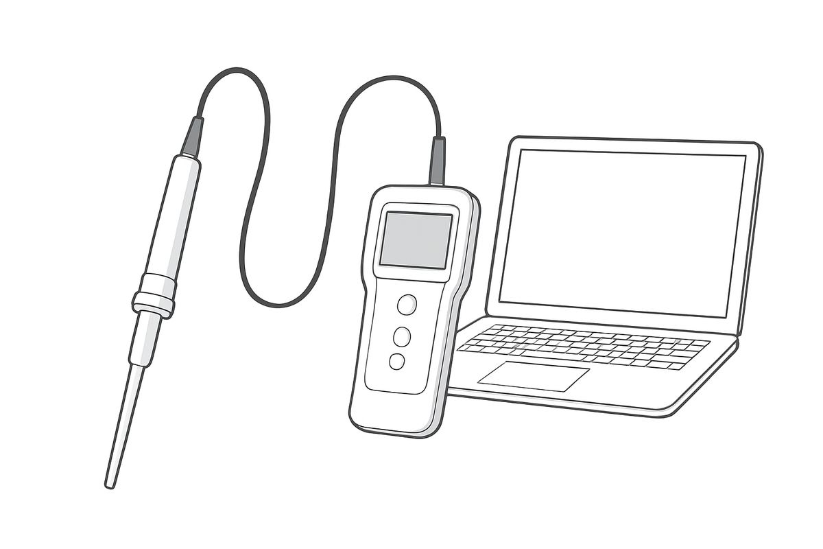 So sánh kỹ thuật đầu đo PCE-COM 20 và phần mềm PCE TDS 100H