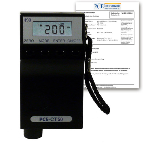 So sánh kỹ thuật giữa Máy đo độ dày lớp phủ PCE CT 50-ICA và Đồng Hồ Đo Độ Cứng Cao Su PCE A Shore A