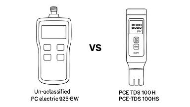 So sánh kỹ thuật sâu giữa Unclassified PC Electric 925-6W và Phần mềm PCE TDS 100H / PCE-TDS 100HS