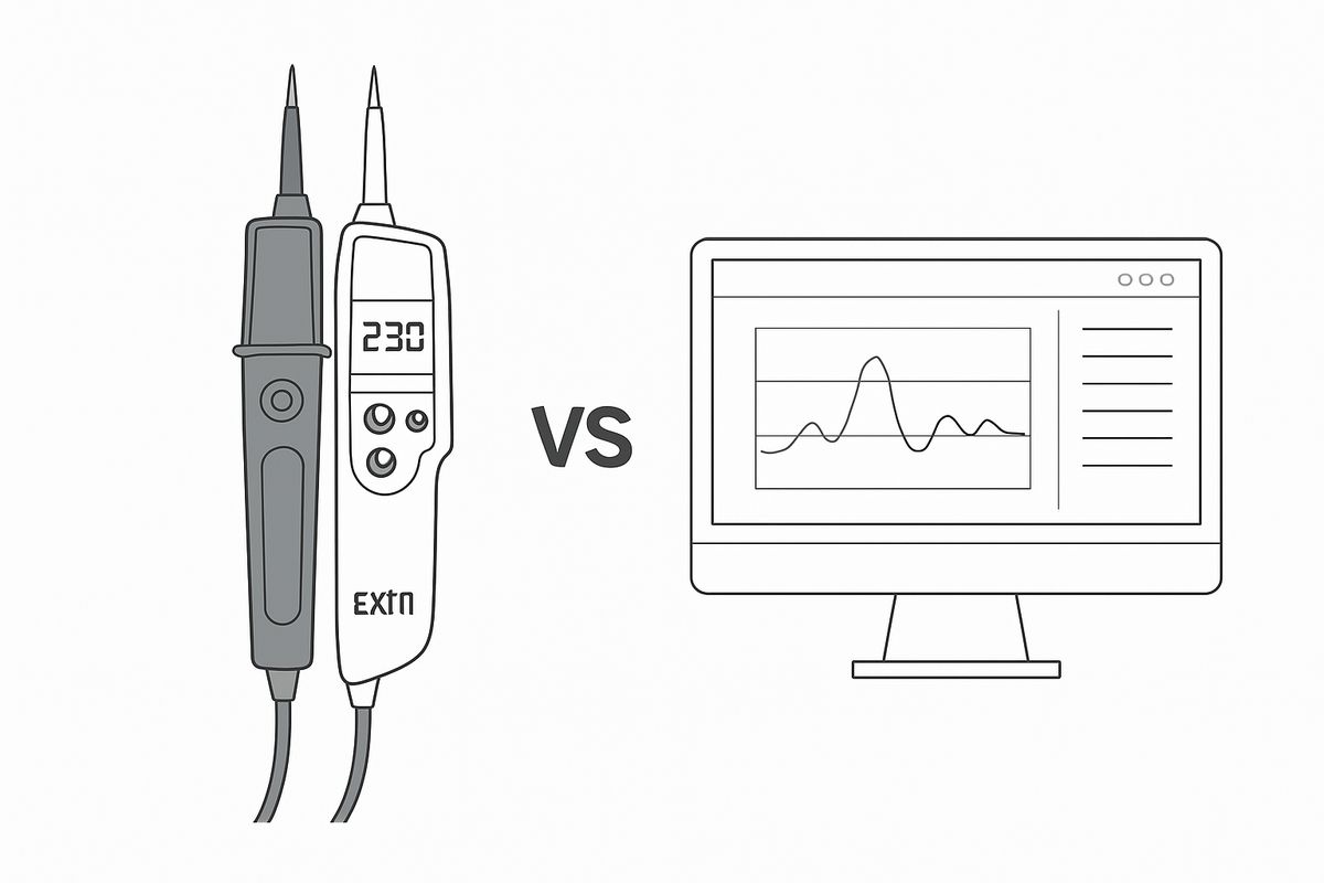 So sánh kỹ thuật giữa PC Electric EX111 và Phần mềm PCE TDS 100H/100HS
