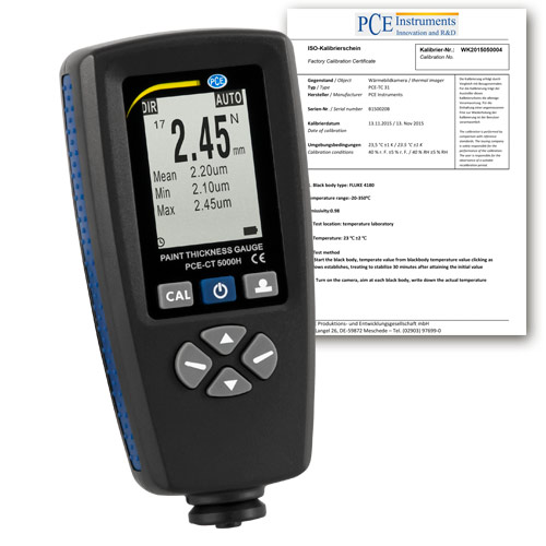 Đánh giá chuyên sâu về máy đo độ dày lớp phủ PCE CT 5000H-ICA